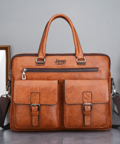 LEATHER LAPTOP BAG