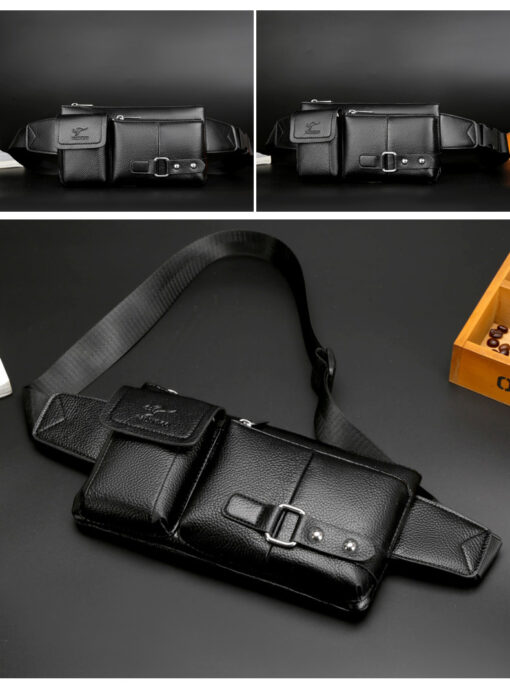 leather chest bag | Fortempire | leather chest for men | Chest Bag